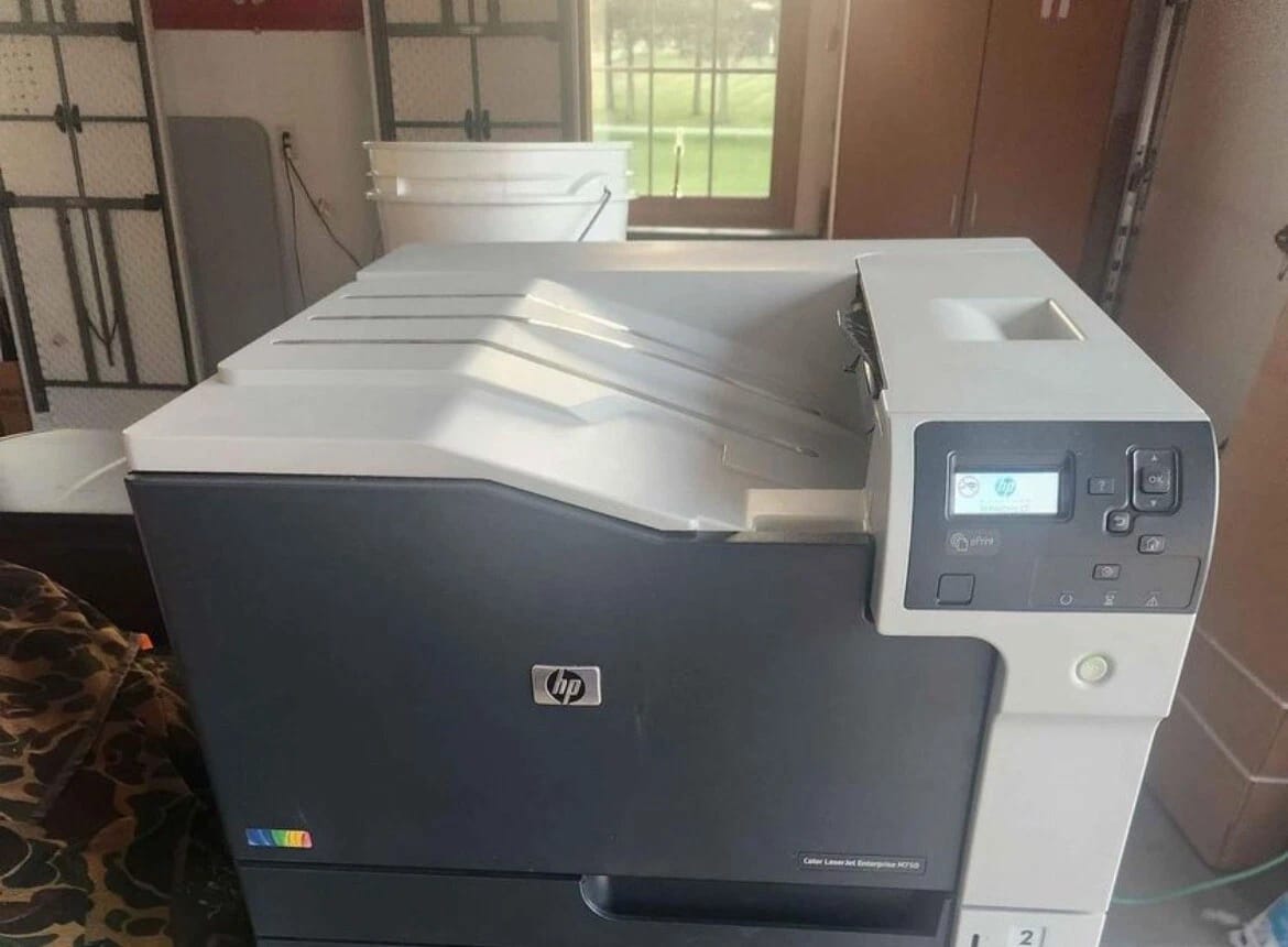 HP M750dn Printers Refurbished - Excellent