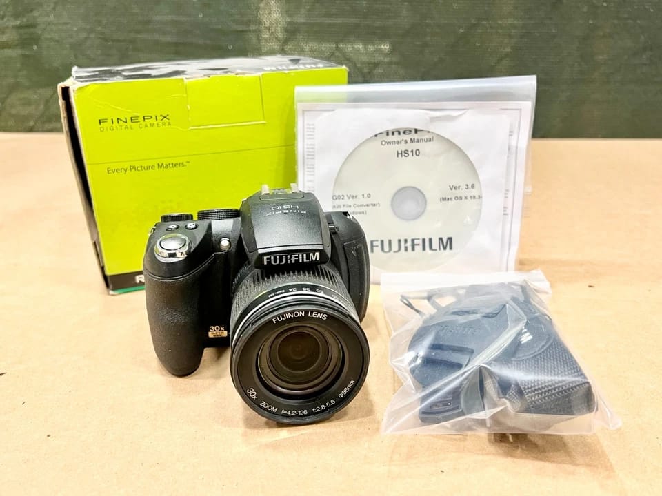 Fujifilm FinePix HS10 Digital Cameras Black Used - Very Good Body Only