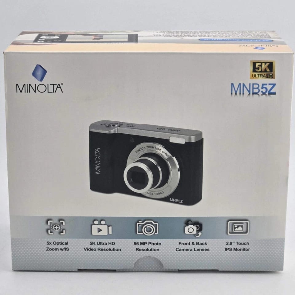 Minolta MNB5Z Digital Cameras White New Body Only
