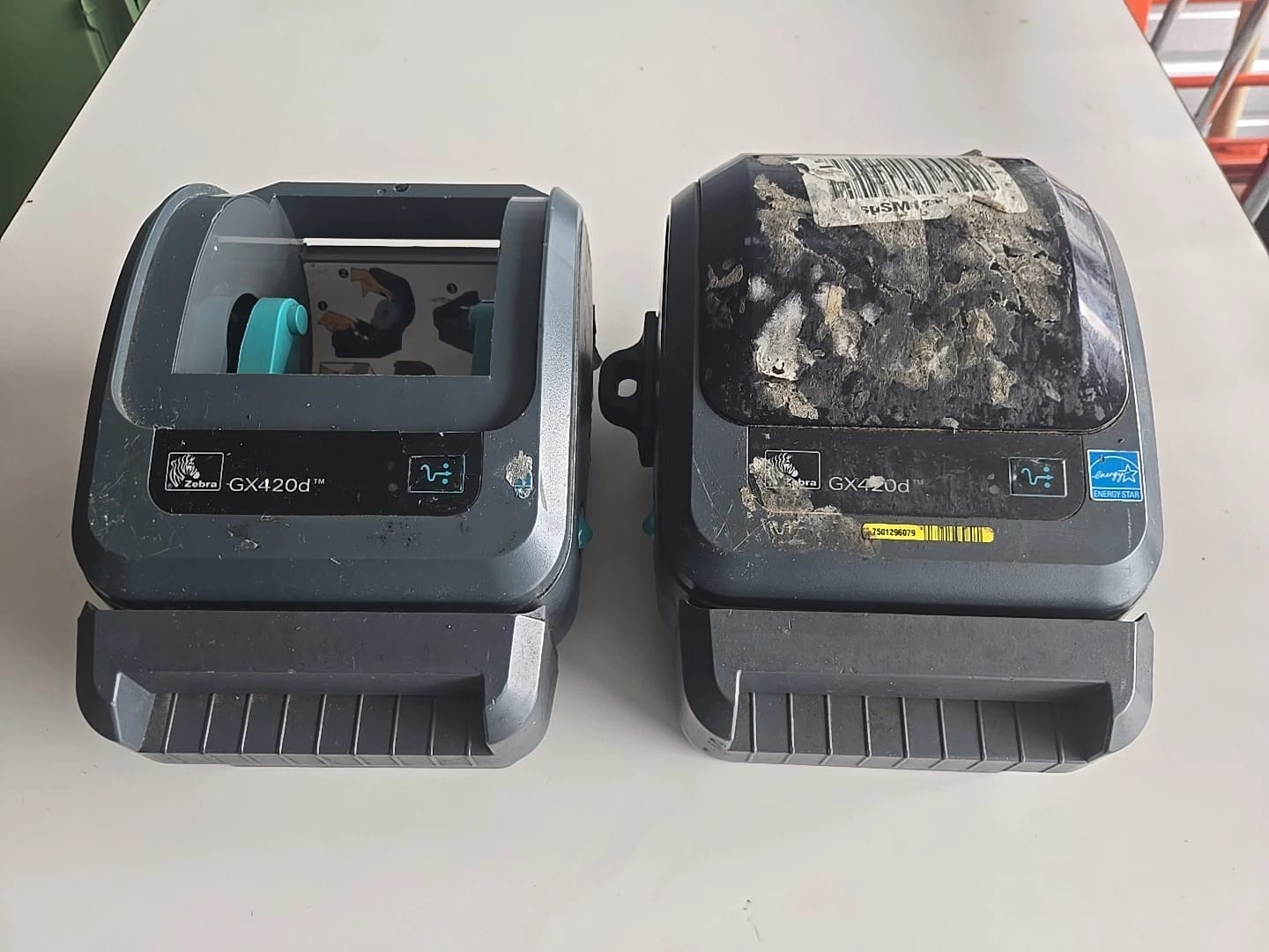 Zebra Gx420b Printers For parts or not working