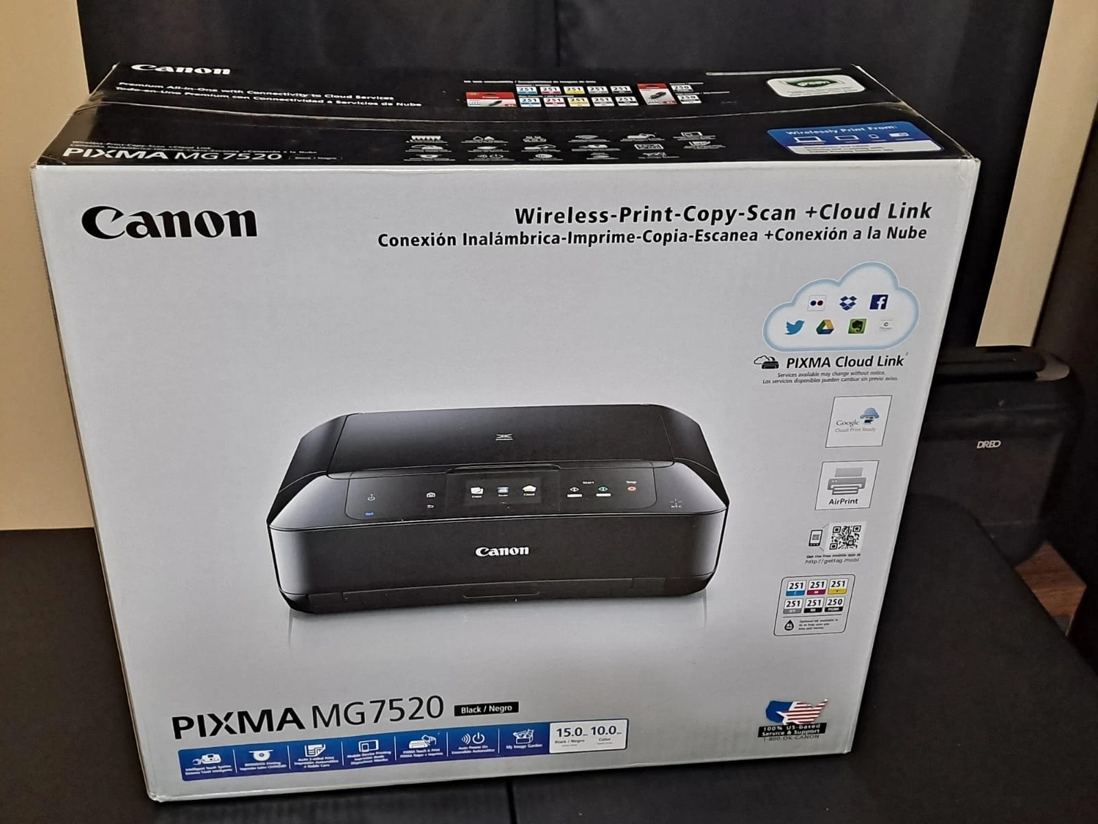 Canon Pixma MG7520 Printers For parts or not working