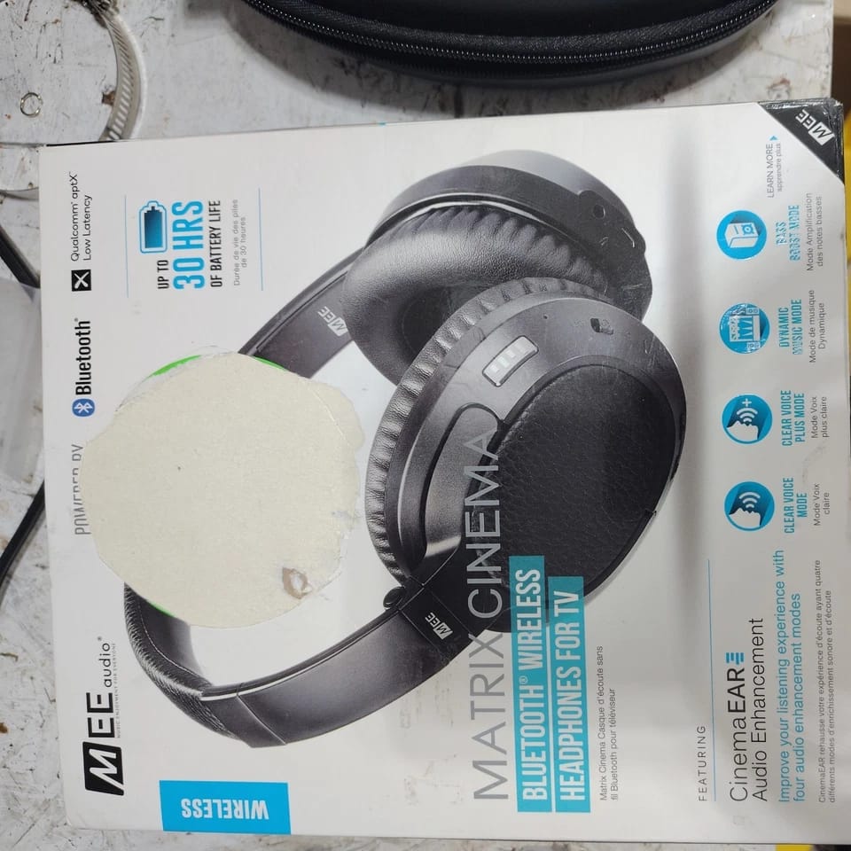 MEE audio Matrix Cinema Headphones & Earbuds Black New
