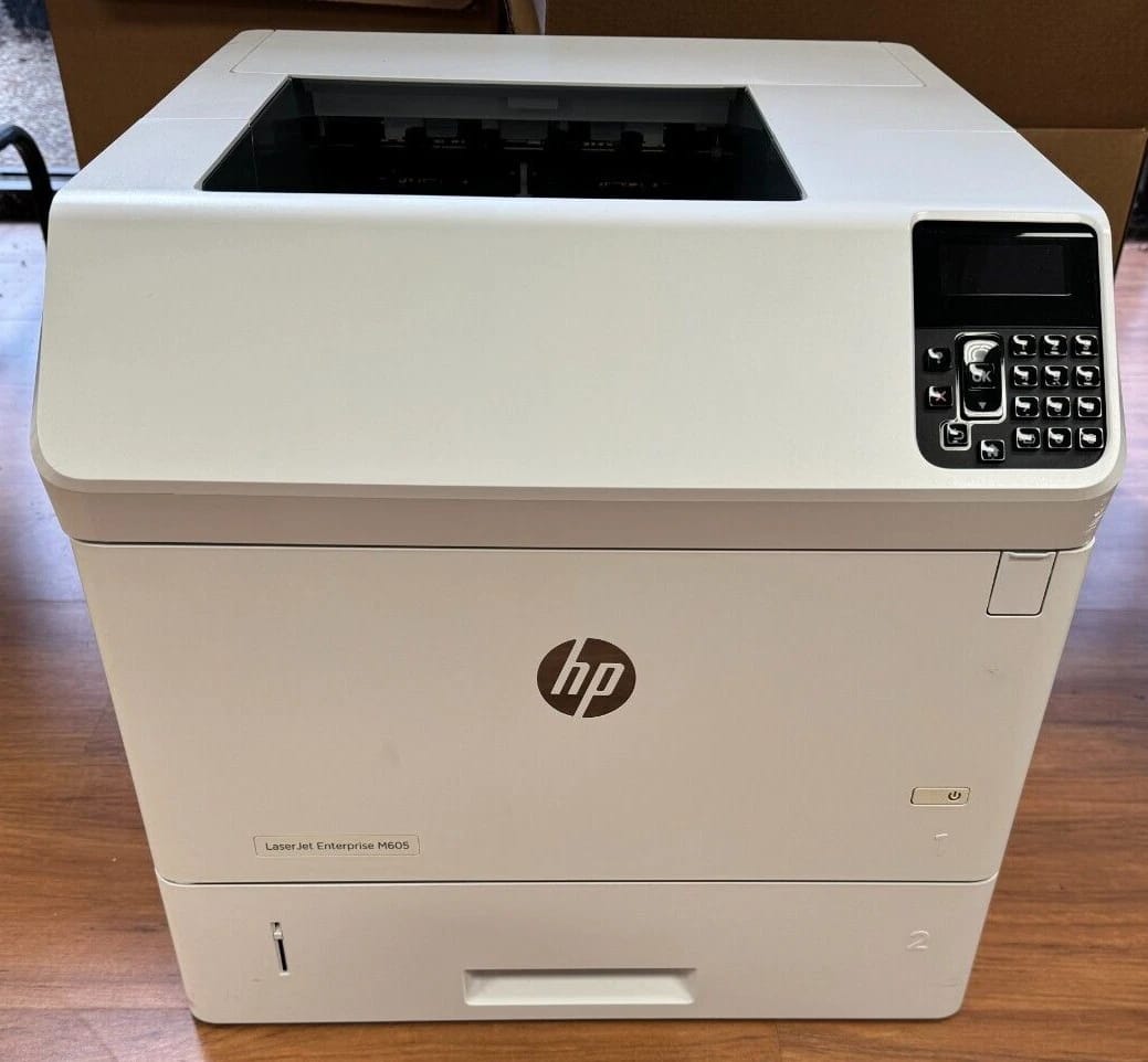 HP LaserJet M605 M605n Printers Used - Good