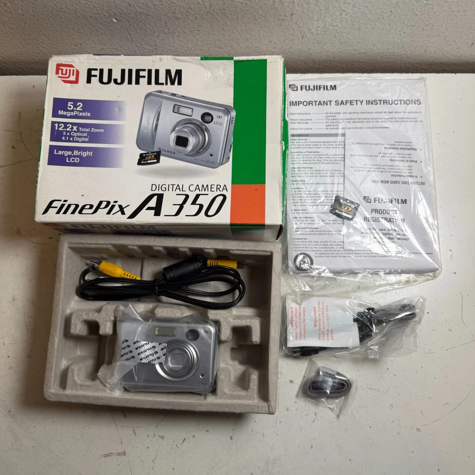Fujifilm FinePix A350 Digital Cameras Silver Used - Good Body Only