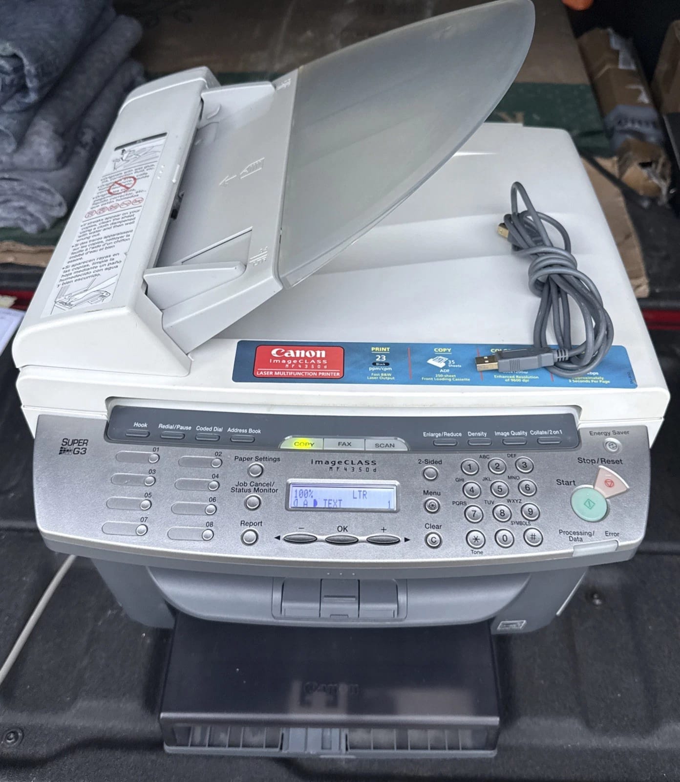 Canon imageClass MF4350d Printers Used - Good