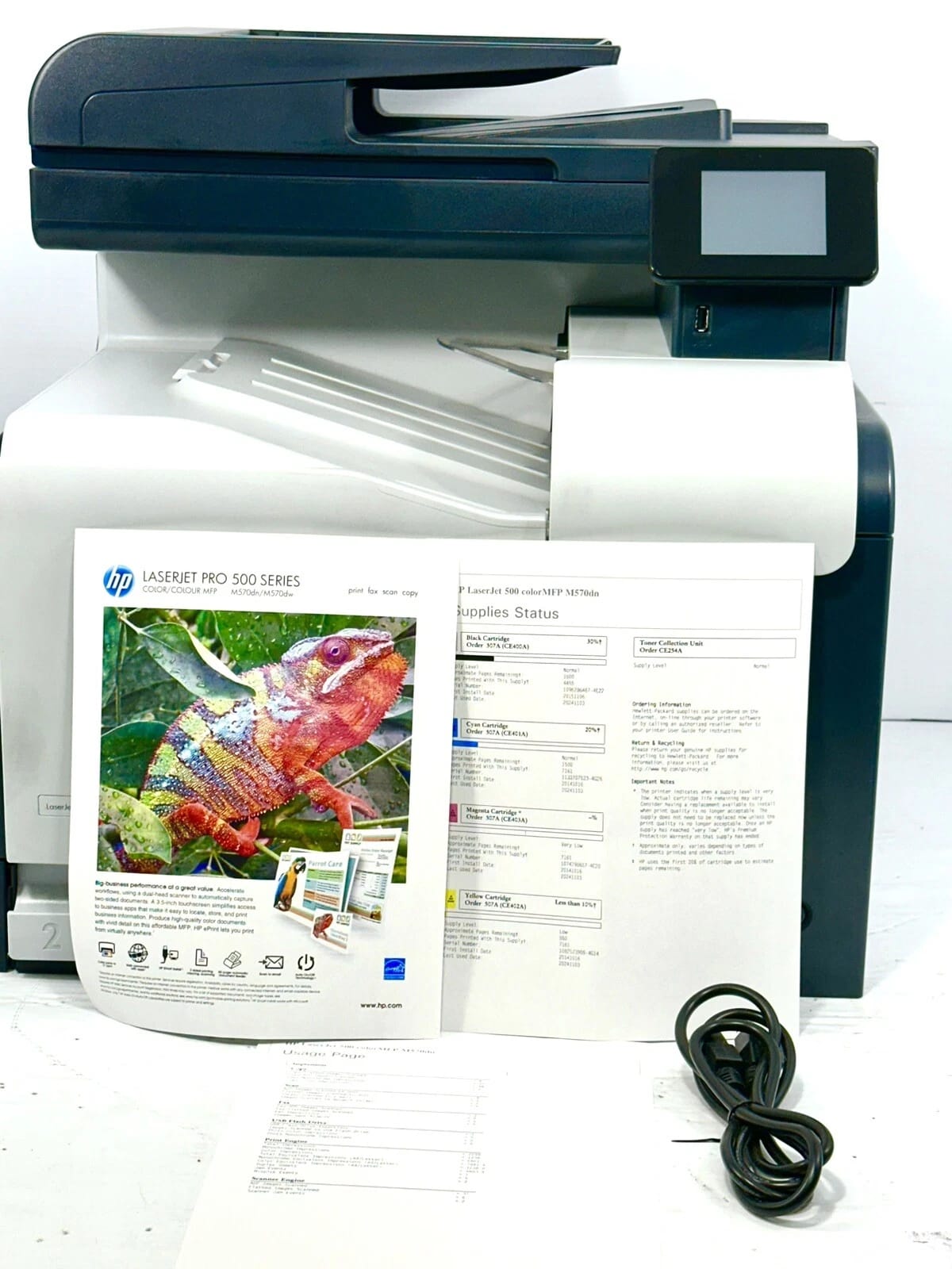 HP M570dn Printers Refurbished - Excellent