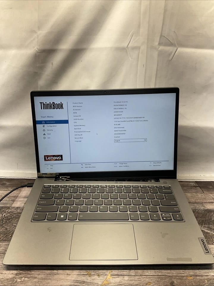 Lenovo ThinkBook 14-IML Computers 256GB 8GB New