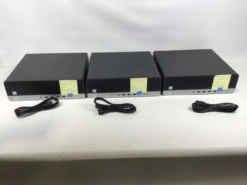 HP EliteDesk 800 G4 SFF Computers 256GB DDR4 Refurbished - Excellent