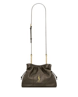 Saint Laurent Jamie Pouch Women's bags Unspecified Black Lambskin Gold New
