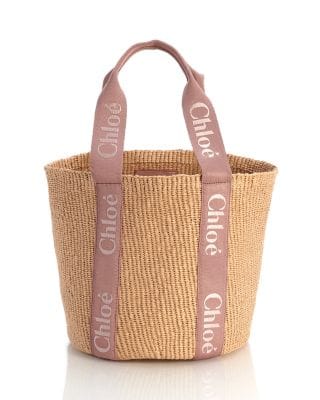 Chloé Woody Tote Women's bags Small Black Leather New