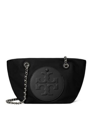 Tory Burch Ella Bucket Bag Women's bags Small Black Recycled Nylon New