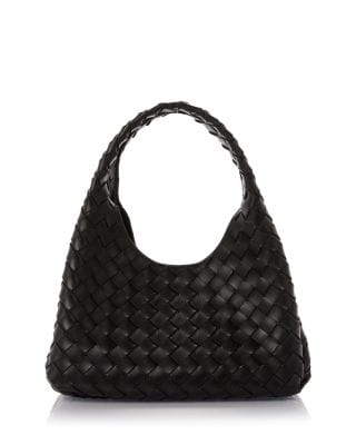Bottega Veneta Campana Shoulder Bag Women's bags Small Pale Blue Intrecciato New