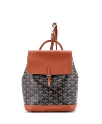 Goyard Alpin Women's bags Mini Brown Goyardine (Coated Canvas) New