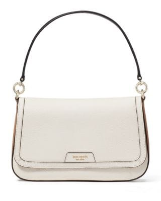 Kate Spade Hudson Women's bags Parchment Pebbled Leather Convertible Crossbody Unspecified New