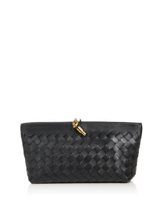 Bottega Veneta Andiamo Pouch Women's bags Unspecified Black Nappa Intrecciato New