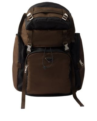 Prada Re-Nylon Backpack Women's bags Small Backpack Black Re-Nylon + Saffiano Leather New