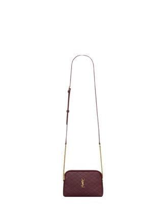 Saint Laurent Gaby Pouch Women's bags Unspecified Rouge Legion Quilted Gold New