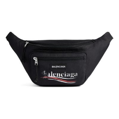 Balenciaga Explorer Belt Bag Women's bags Black Nylon New