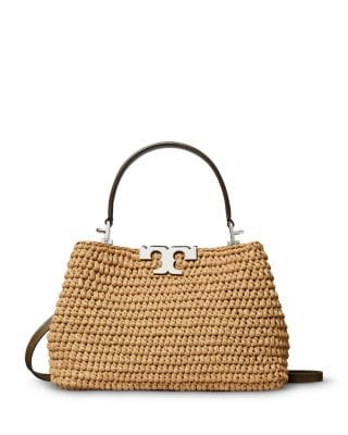 Tory Burch Eleanor Crossbody Women's bags Mini Honey Comb Raffia New