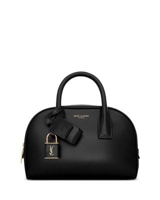 Saint Laurent Sac de Jour Top Handle Women's bags Nano Dark Beige Leather Silver New