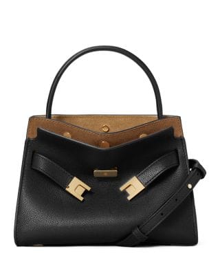 Tory Burch Lee Radziwill Crossbody Women's bags Petite Perfect Cognac Leather New
