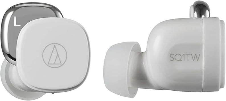 Audio-Technica ATH-SQ1TWWH Headphones & Earbuds White New