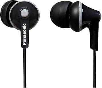 Panasonic RP-HJE125E-K Headphones & Earbuds Black New