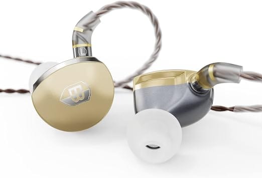 BASN MT2022 Headphones & Earbuds Gold New