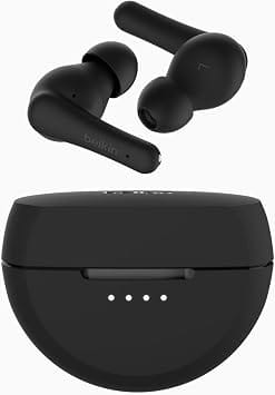 Belkin SoundForm Rhythm Headphones & Earbuds White New