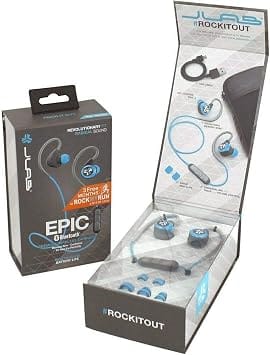 JLab Epic Headphones & Earbuds Blue New