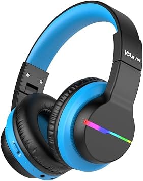 iClever BTH12-Black Headphones & Earbuds New