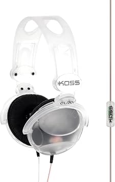 Koss CL20i Headphones & Earbuds Transparent New
