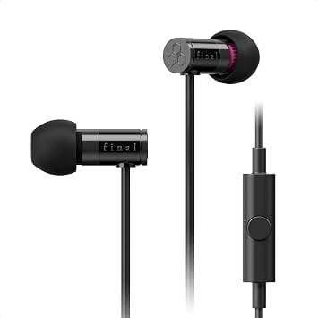 Final E1000C Headphones & Earbuds Black New