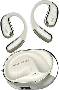 Monster E68 Headphones & Earbuds White New