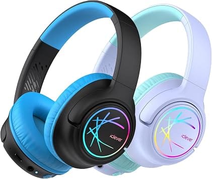 iClever BTH18 Headphones & Earbuds Purple New
