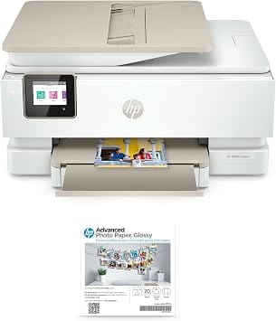 HP Envy Inspire 7955e w/ 5x5 Paper Printers New