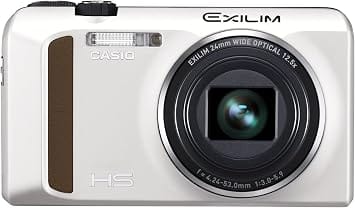 Casio Exilim Ex ZR400 Digital Cameras White New Body Only
