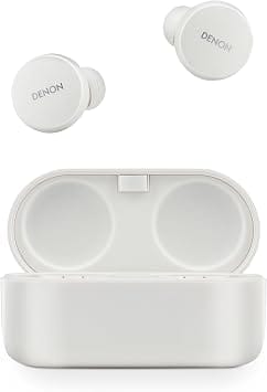 Denon PerL White Headphones & Earbuds New