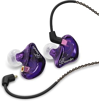 BASN Bmaster Violet Headphones & Earbuds Purple New