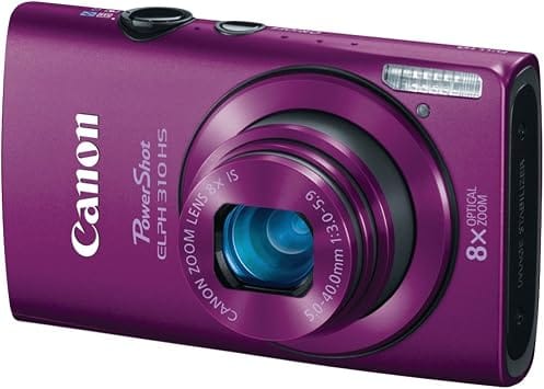 Canon ELPH 310 Digital Cameras Purple New Body Only