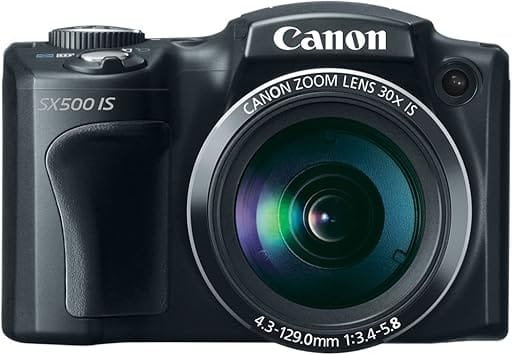 Canon PowerShot SX500 Digital Cameras Black New Body Only