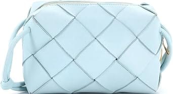 Bottega Veneta Cassette Crossbody Women's bags Unspecified Pale Blue Maxi Intrecciato Mini New