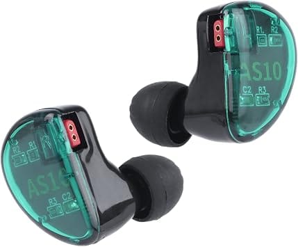 Linsoul KZ AS10 Headphones & Earbuds Black New