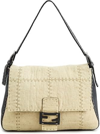 Fendi Mamma Baguette Tote Women's bags Medium White Nappa Leather New