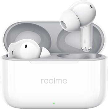realme Buds T200 Headphones & Earbuds White New