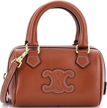 Celine Cuir Triomphe Top Handle Women's bags Brown Unspecified New