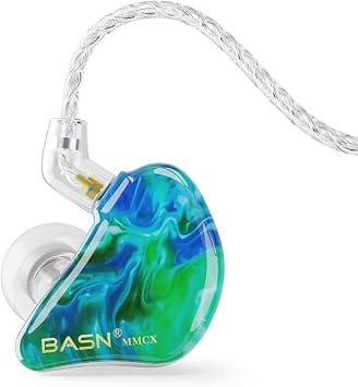 BASN Bunique123 Headphones & Earbuds Green New