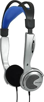 Koss DJ-Style Headphones & Earbuds Silver New