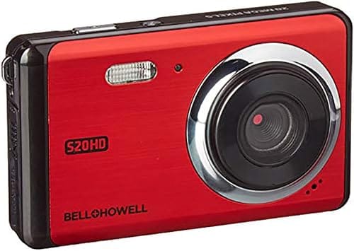 Bell+Howell S20HD-R Digital Cameras Red New Body Only