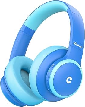 iClever BTH26 Headphones & Earbuds Blue New
